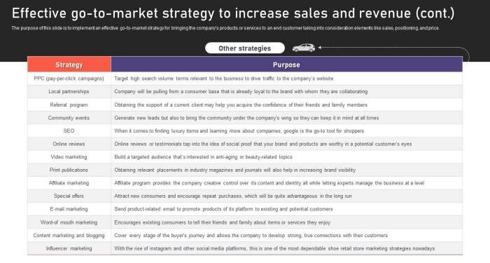 Auto Industry Business Plan Effective Go To Market Strategy To Increase ...